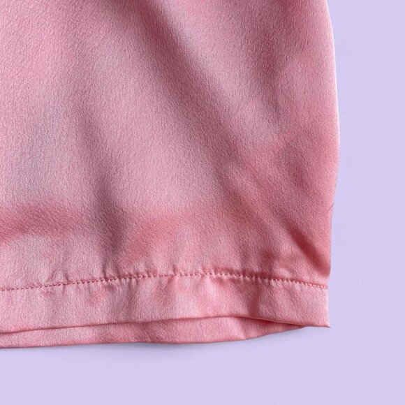 PrettyLittleThing Pink Satin Mini Dress NWT Size 6 Y2K Coquette Style - Picture 3 of 7